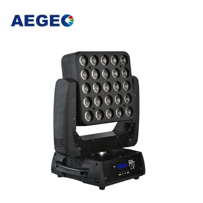 9PCS X 3W LED RGB 9 Olhos Feixe de aranha LED Luz de cabeça móvel