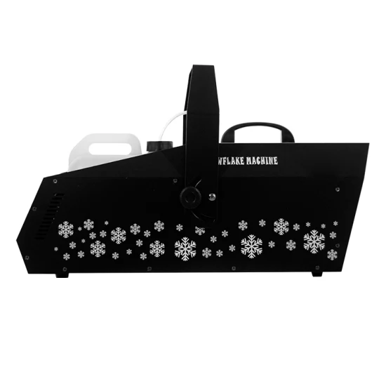 Máquina de jato de neve de 1500 W com efeito de palco Bubble Snow e controle remoto DMX