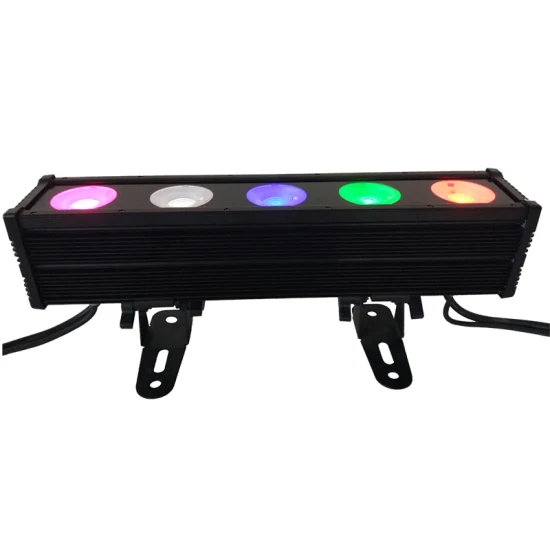 DMX512 COB 5*30W RGB 3 em 1 luz de palco para lavagem de parede