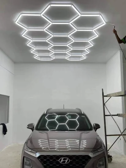 Fabricação chinesa de alto desempenho bom preço para sala de lavagem de carro exportação para o México 12 watts LED hexagonal luz de parede