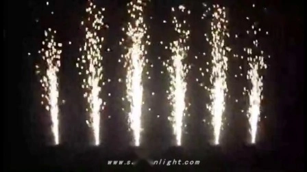 Máquina de fogos de artifício de faísca fria de alumínio 600 W luzes de casamento de efeito especial