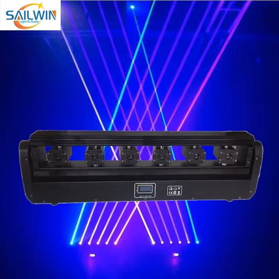 DMX Moving Head Laser Bar Luz de efeito de palco para DJ Club